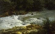 Joseph Bidauld Running Stream at San Cosimato oil on canvas